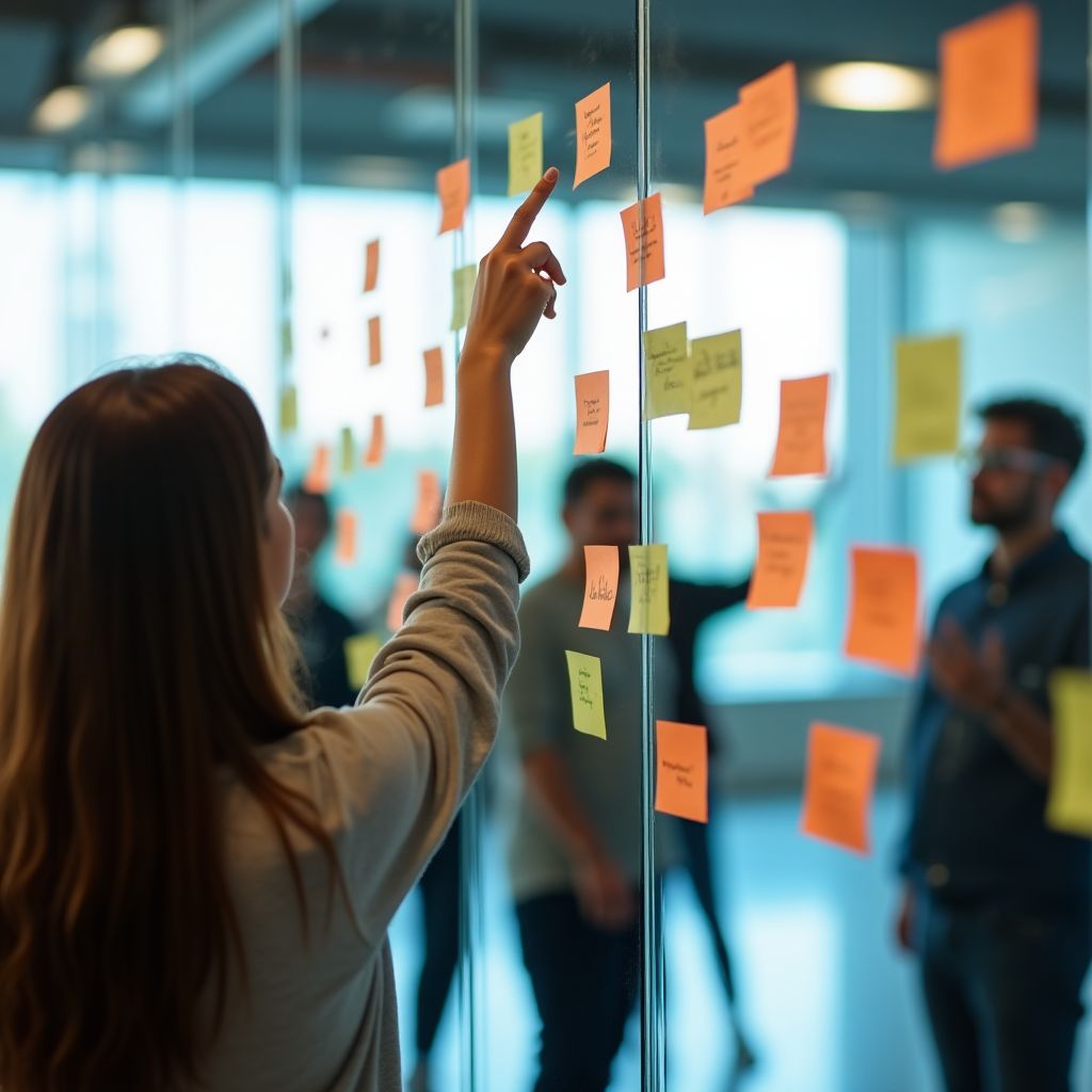 Taller sobre innovación y design thinking.